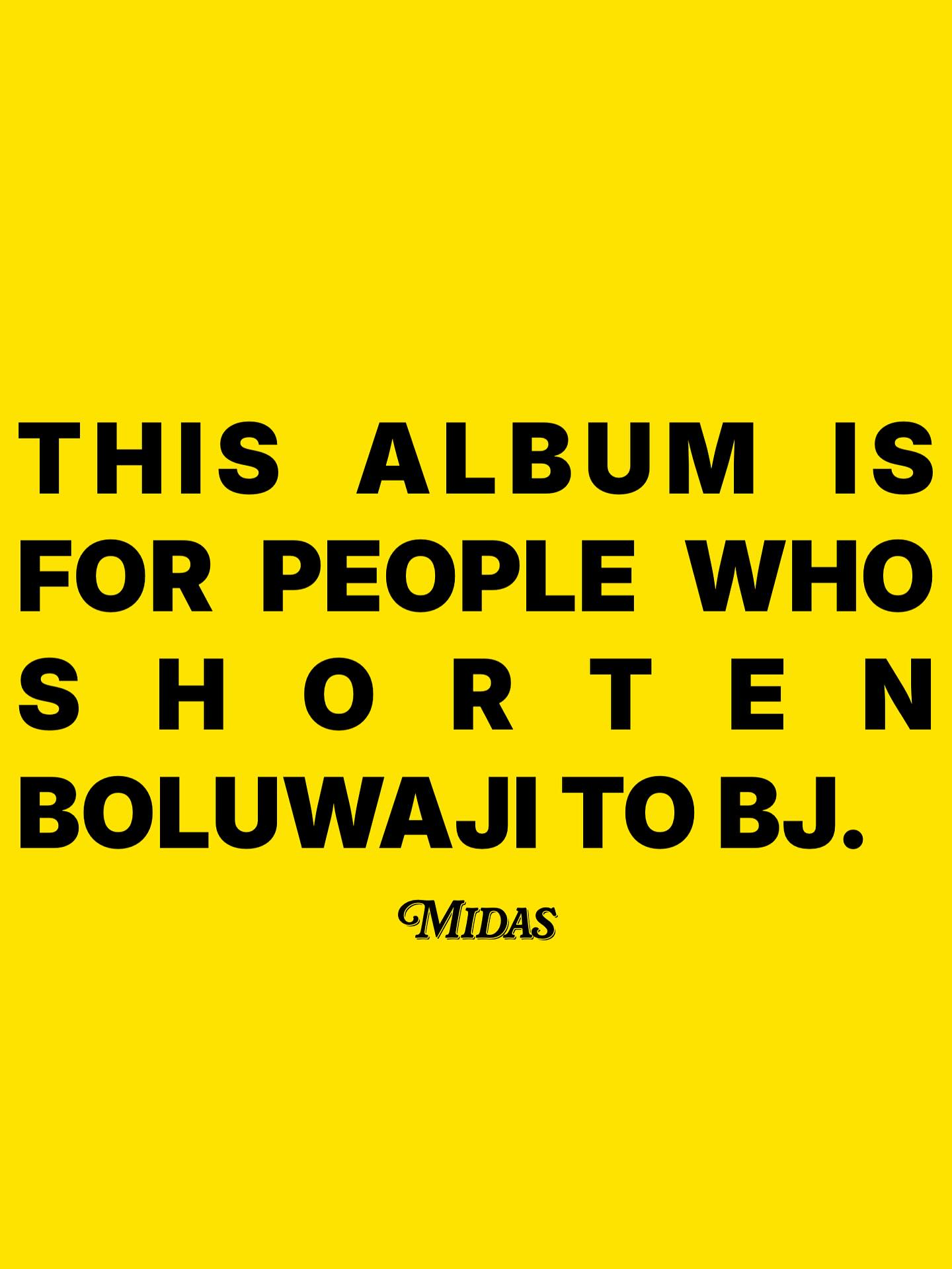 The MIDAS statement